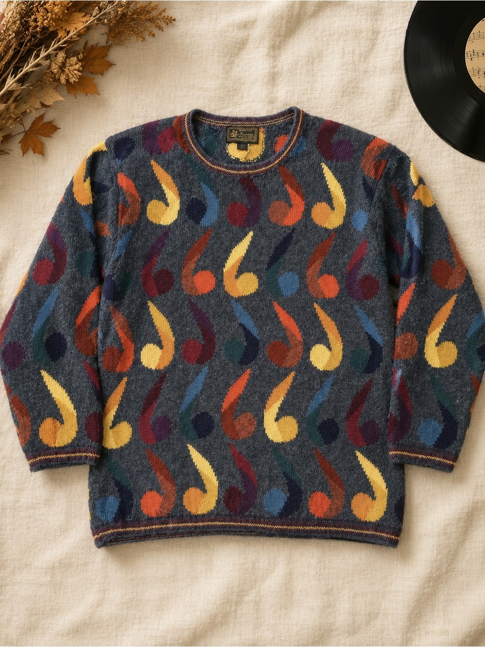 Vintage Coleccion Joana 100% Alpaca Sweater Peru Size Medium